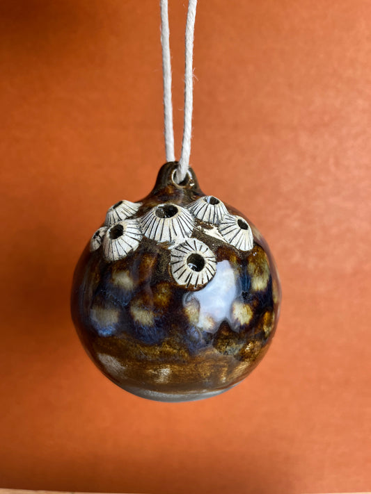 Dark Blue Barnacle Bauble