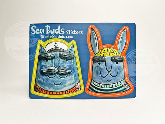 Sea Buds durable sticker sheet