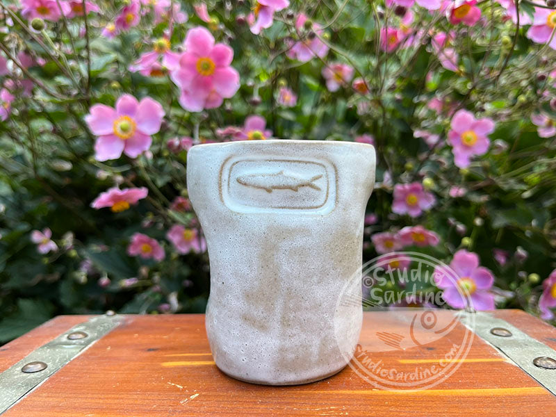 Stamped Sardine Stoneware Dimple Tumbler E