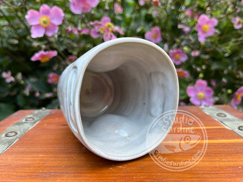 Stamped Sardine Stoneware Dimple Tumbler E