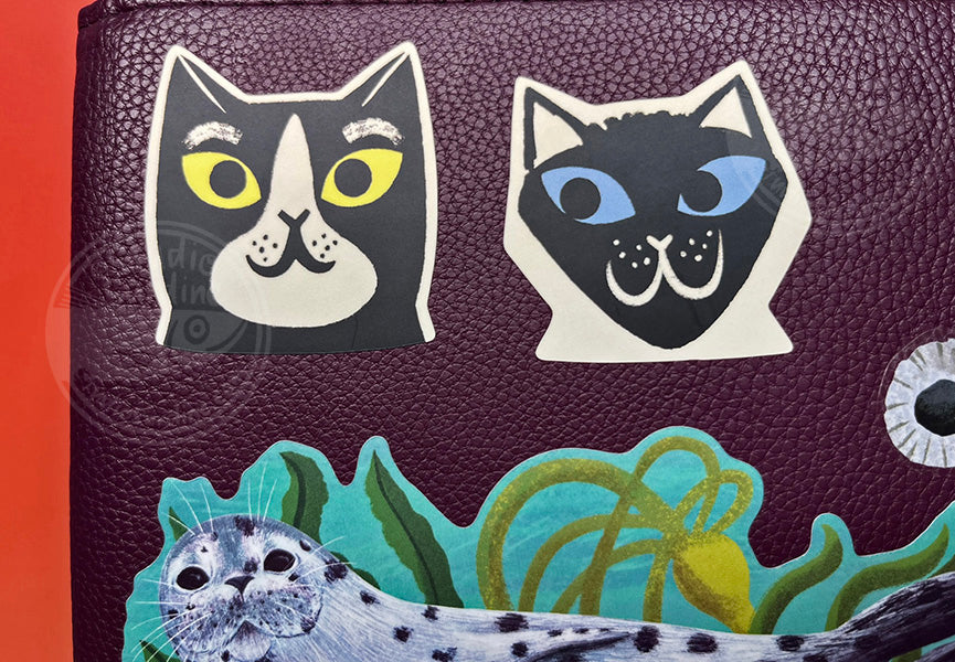 Bright Eyed Kitty Cats Matte Sticker Sheet
