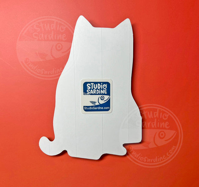 Shop Local Cat Matte Die-Cut Sticker