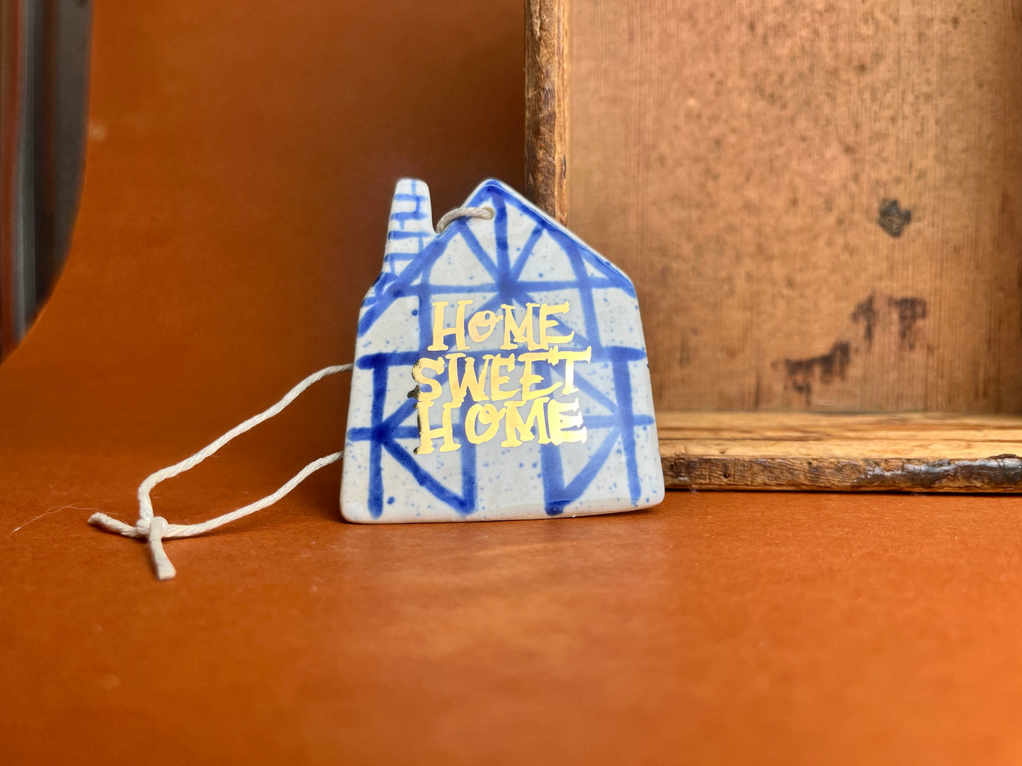 Home Sweet Home stoneware ornament