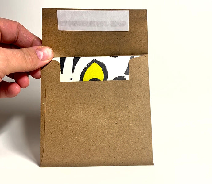 Mini Emote Notes individual note cards, Worry Owl