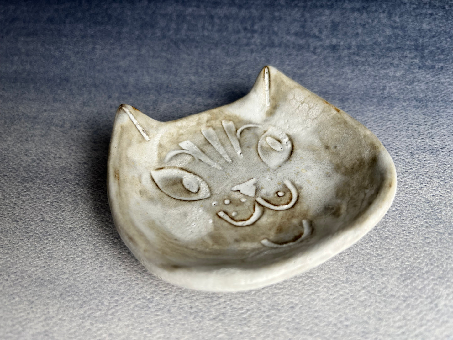 Small Rustic Cat Ring Dishes