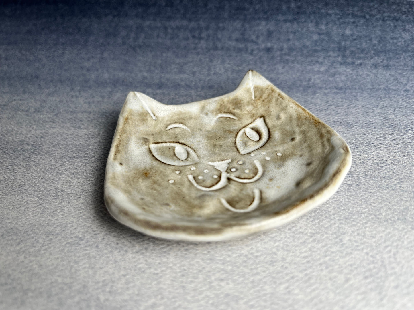 Small Rustic Cat Ring Dishes