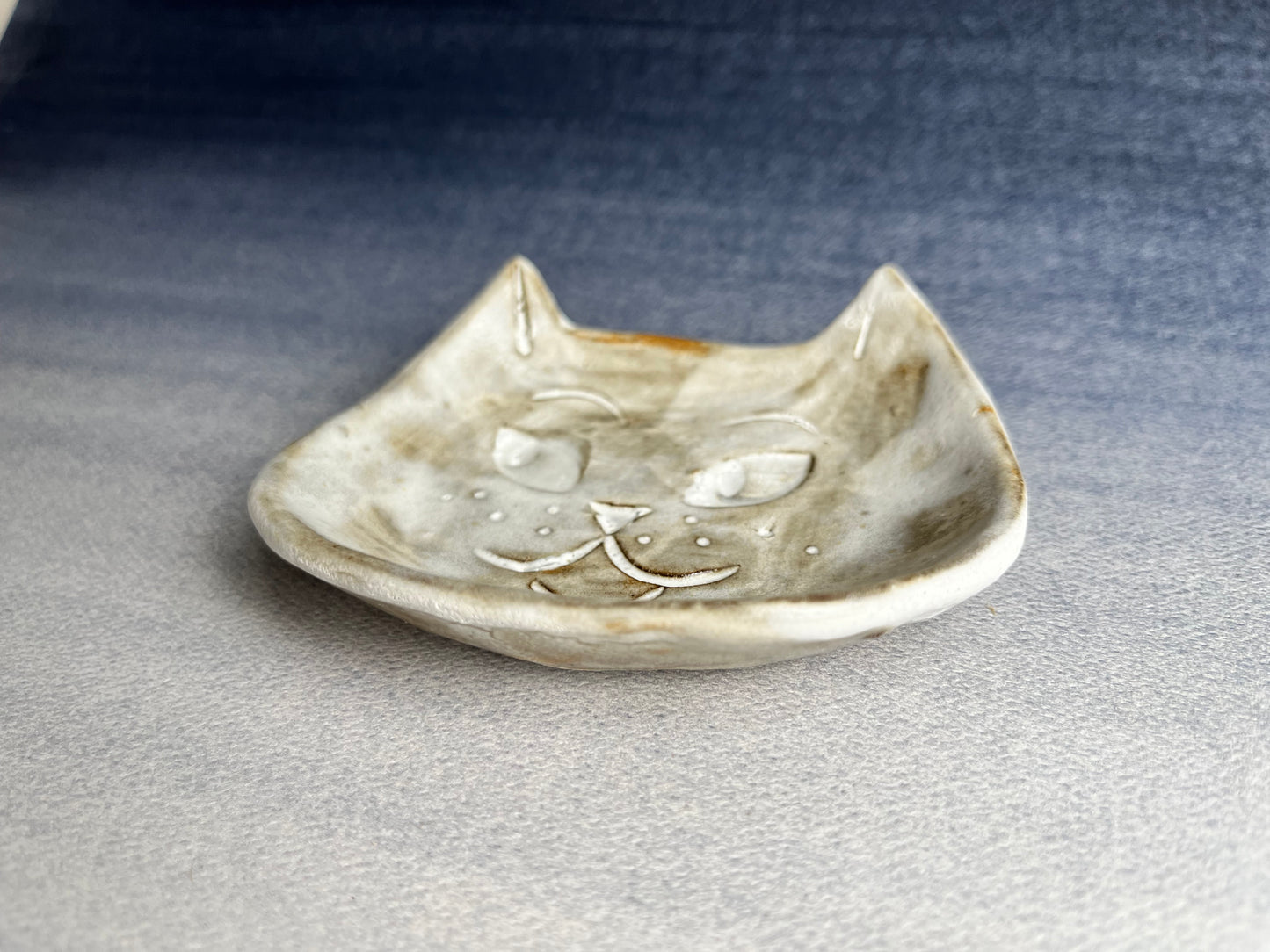 Small Rustic Cat Ring Dishes