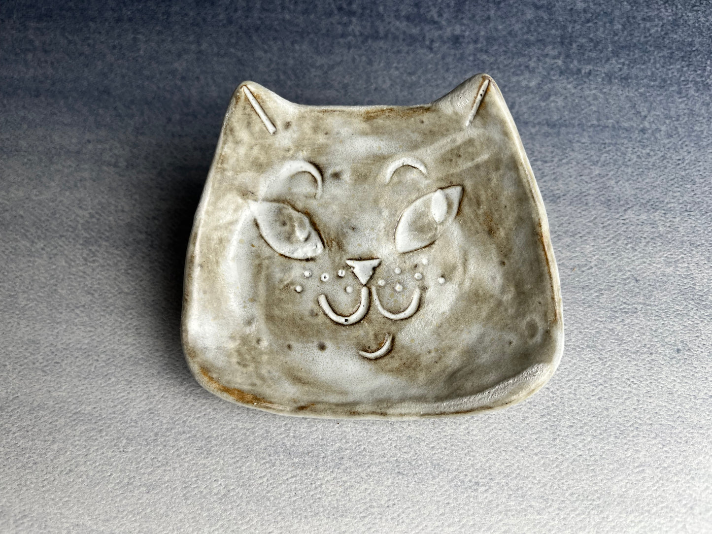 Small Rustic Cat Ring Dishes