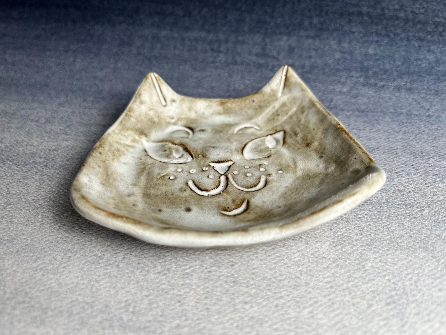 Small Rustic Cat Ring Dishes