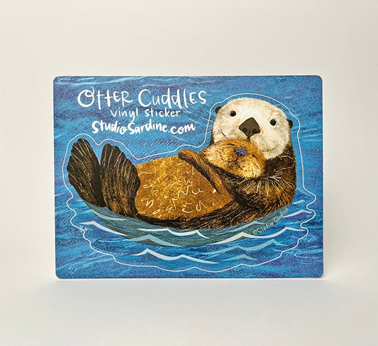 Cuddly Otters Sticker