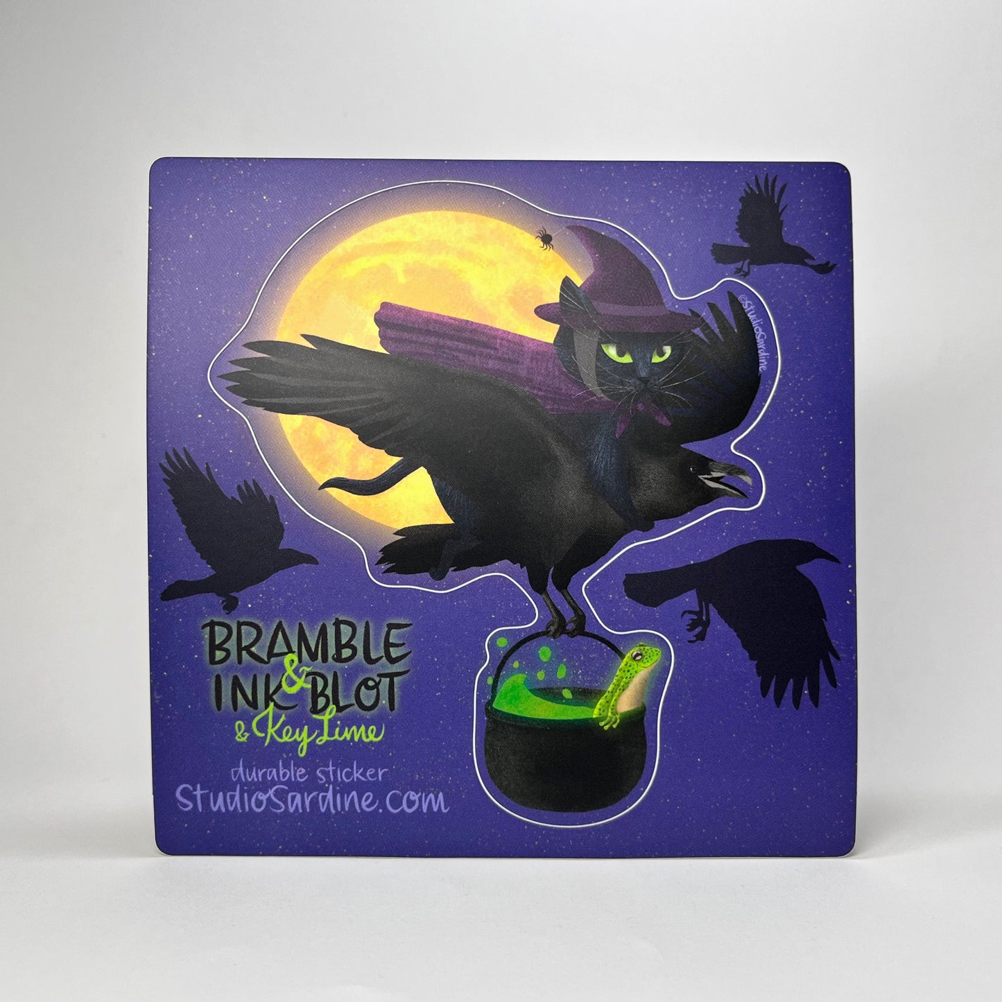 Bramble & Ink Blot (and Key Lime!) Witch Cat Sheet