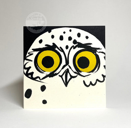 Studio Sardine Emote Notes individual mini note cards, Worry Owl
