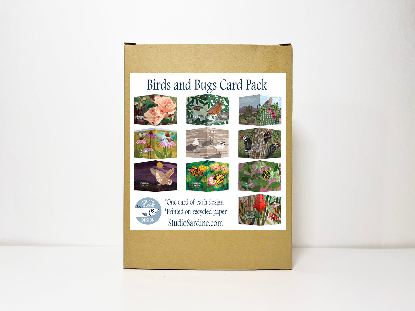 Birds and Bugs Card Pack