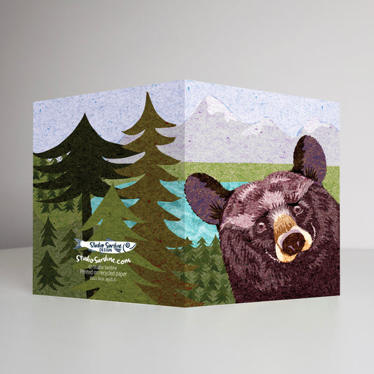 Black Bear A2 size (5.5" x 4.25") notecards