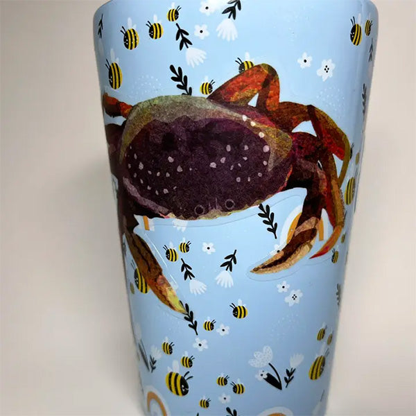 Dungeness Crab and Mussels Clear Sticker Sheet