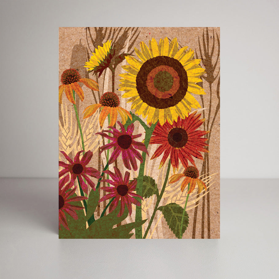 Fall Floral A2 size (5.5" x 4.25") notecards