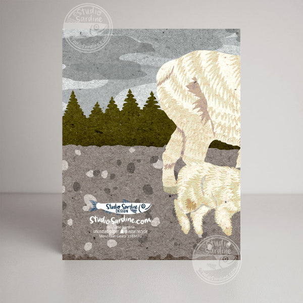 Mountain Goats blank notecards, cards for hikers