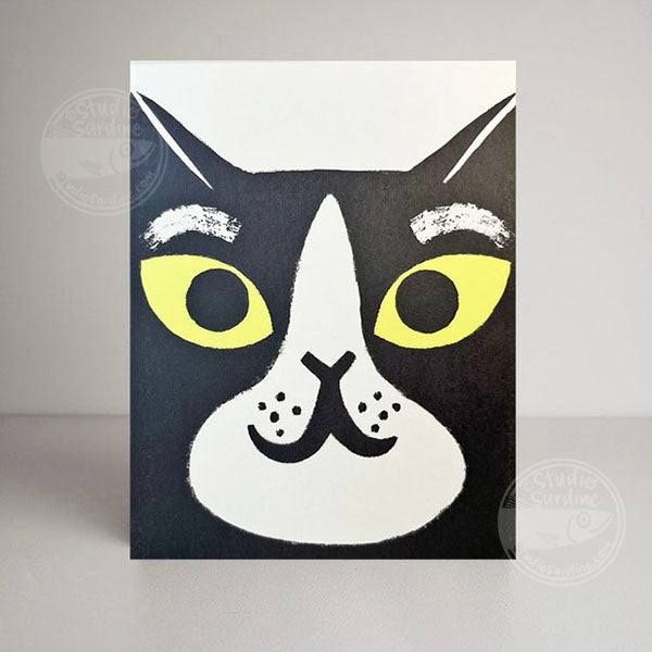Tuxedo Cat Individual Emote Notes cat notecards