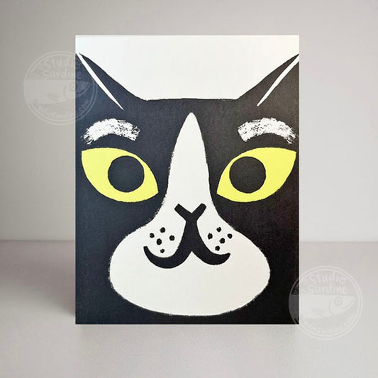 Tuxedo Cat Individual Emote Notes cat notecards