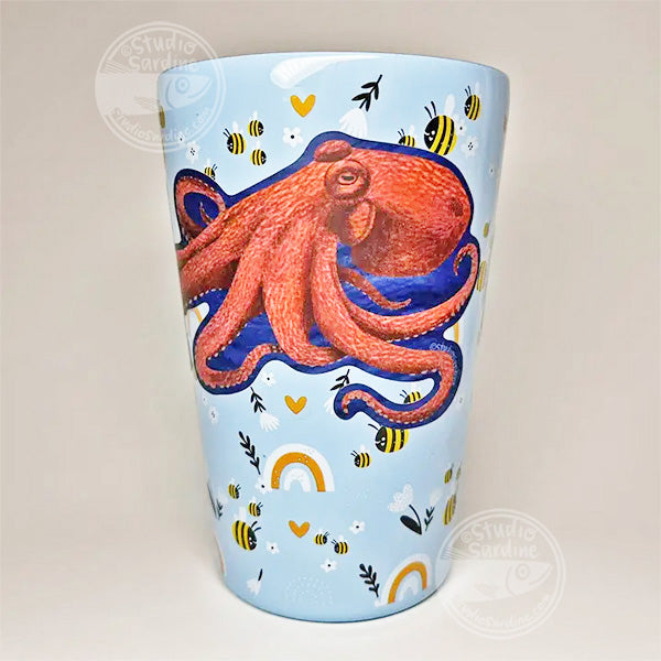 Giant Pacific Octopus durable Sticker Sheet