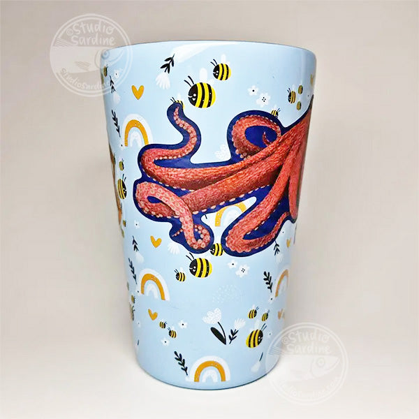 Giant Pacific Octopus durable Sticker Sheet