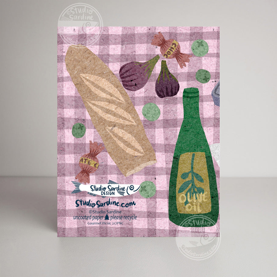Gourmet Picnic A2 size (5.5" x 4.25") notecards