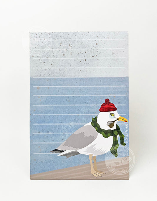 Sailor Seagull 4" x 6" notepads, 25 pages each