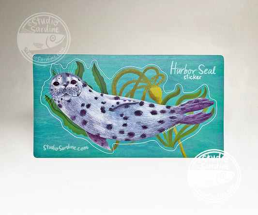 Studio Sardine Harbor Seal sticker