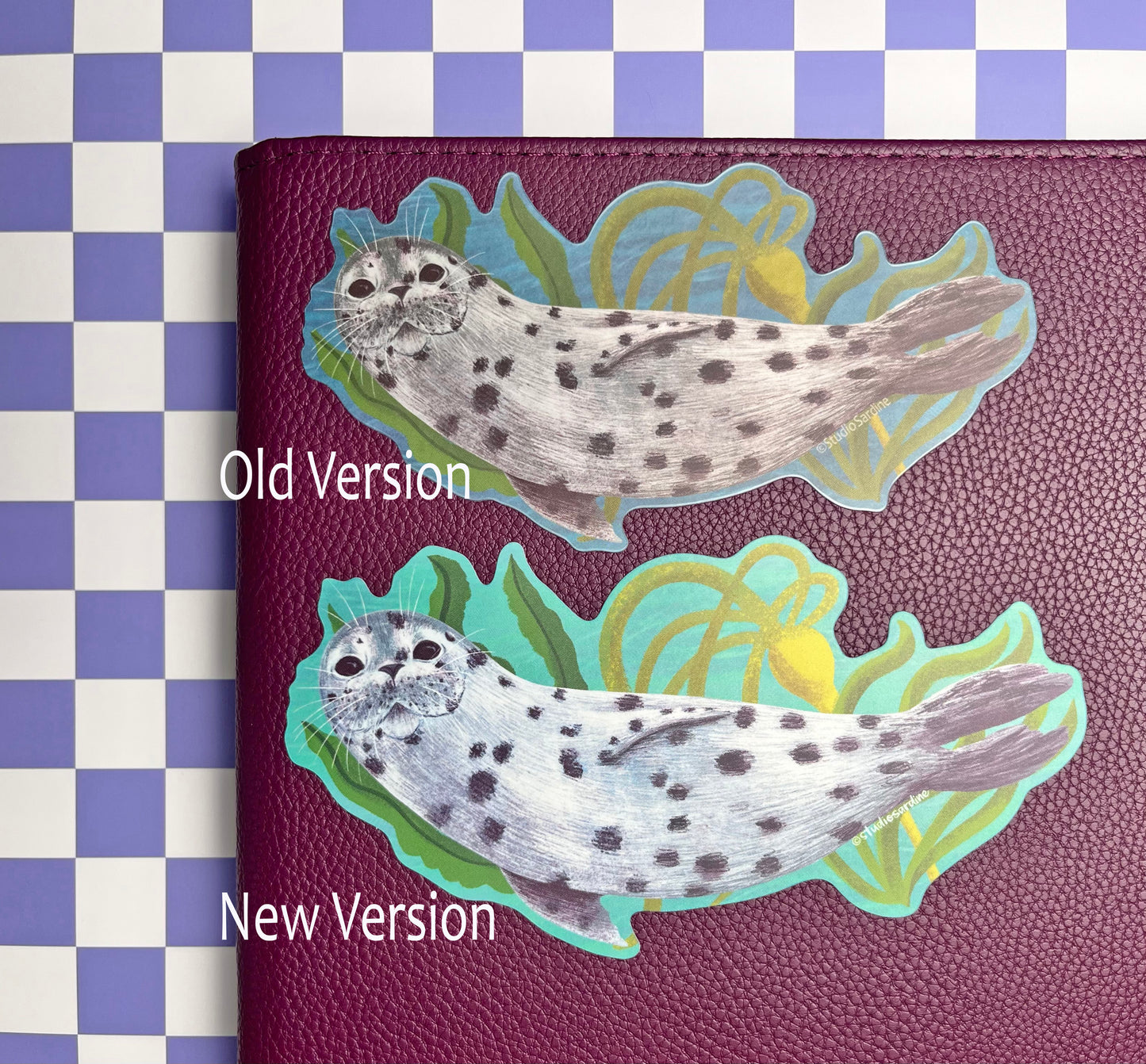 Harbor Seal sticker- Improved!
