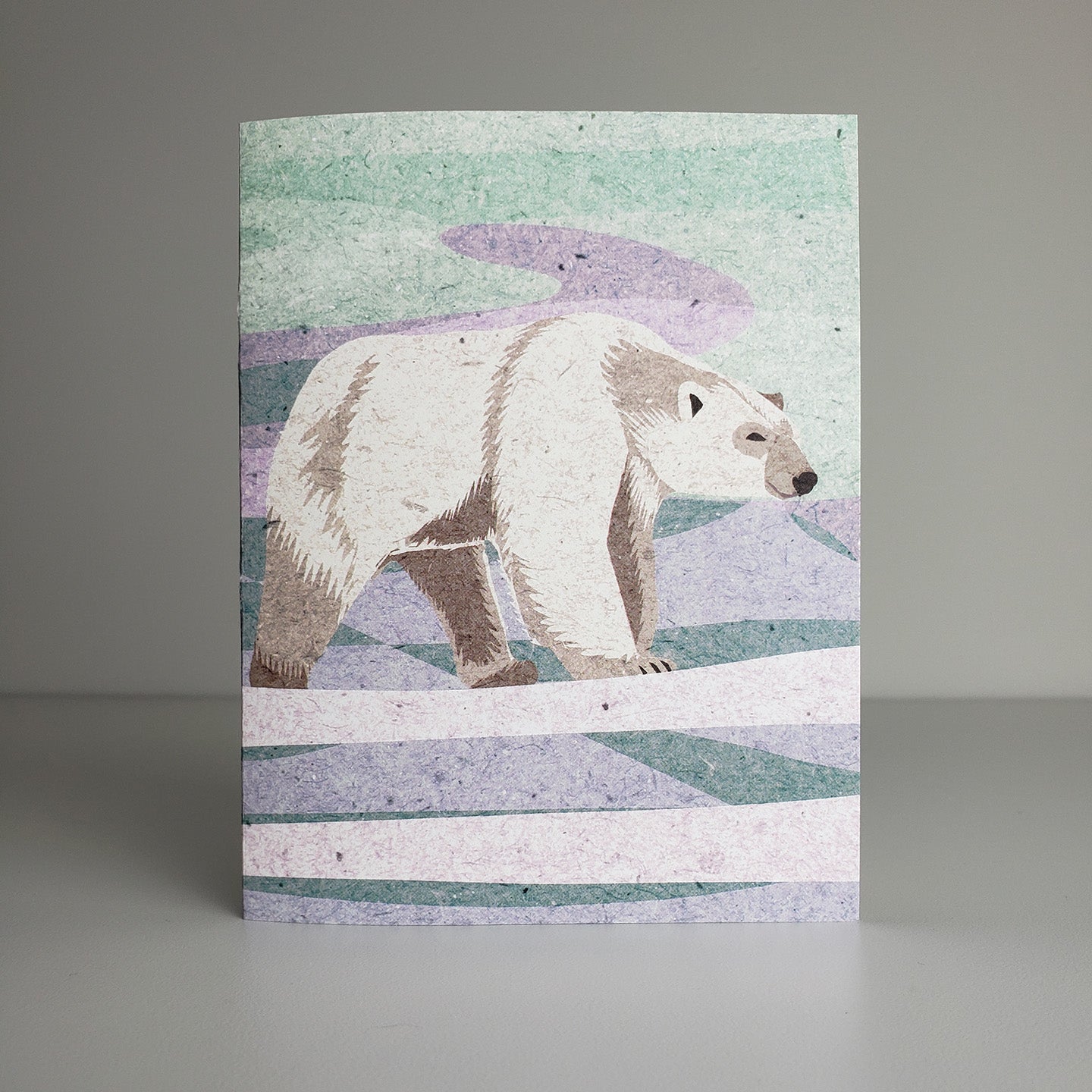 Polar Bears A2 size (5.5" x 4.25") notecards