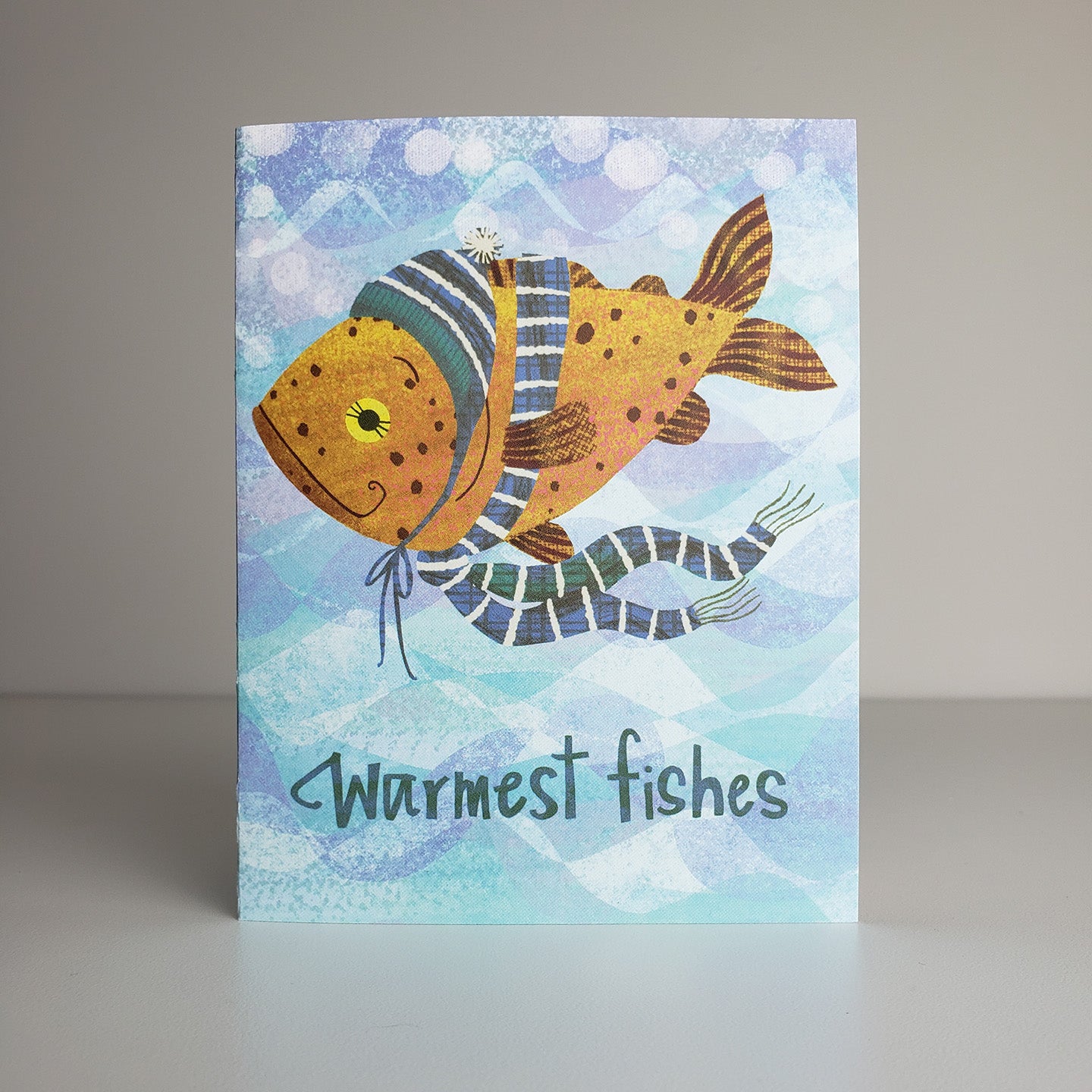 Warmest Fishes A2 size (5.5" x 4.25") notecards